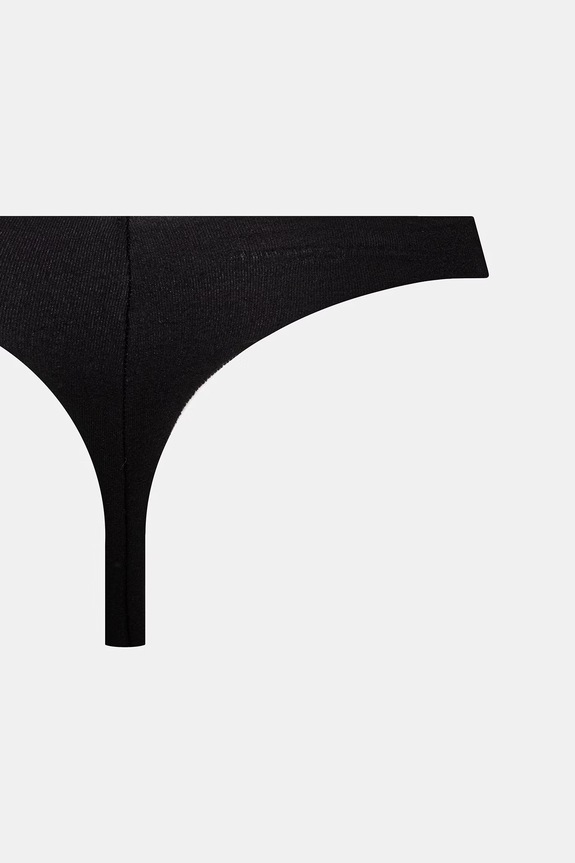 Tommy Hilfiger stringi damskie bawełniane z elastanem 3-pack UW0UW05959 beżowy