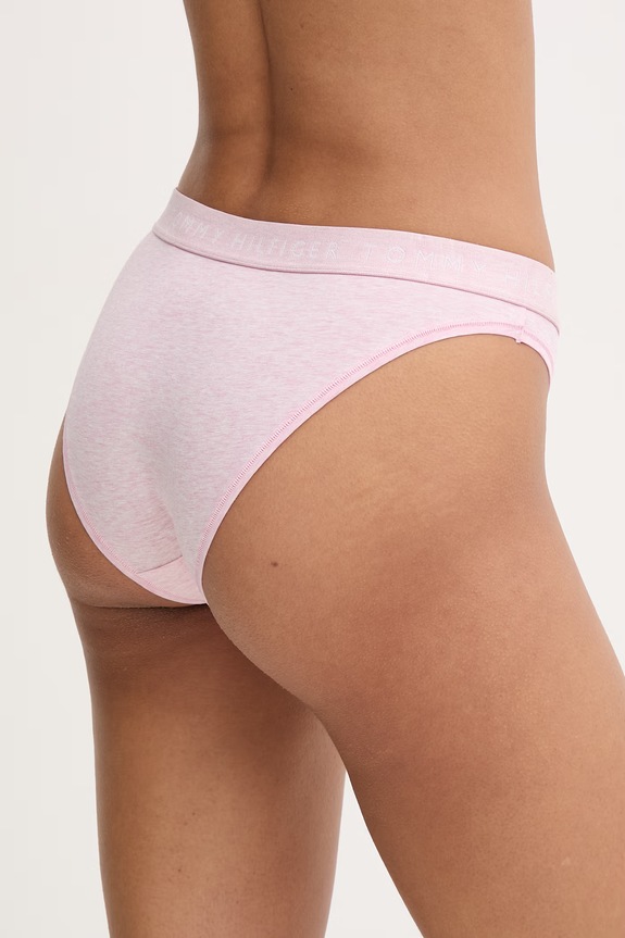 Tommy Hilfiger nohavičky dámske bavlnené s elastanom UW0UW06038 ružová AA00