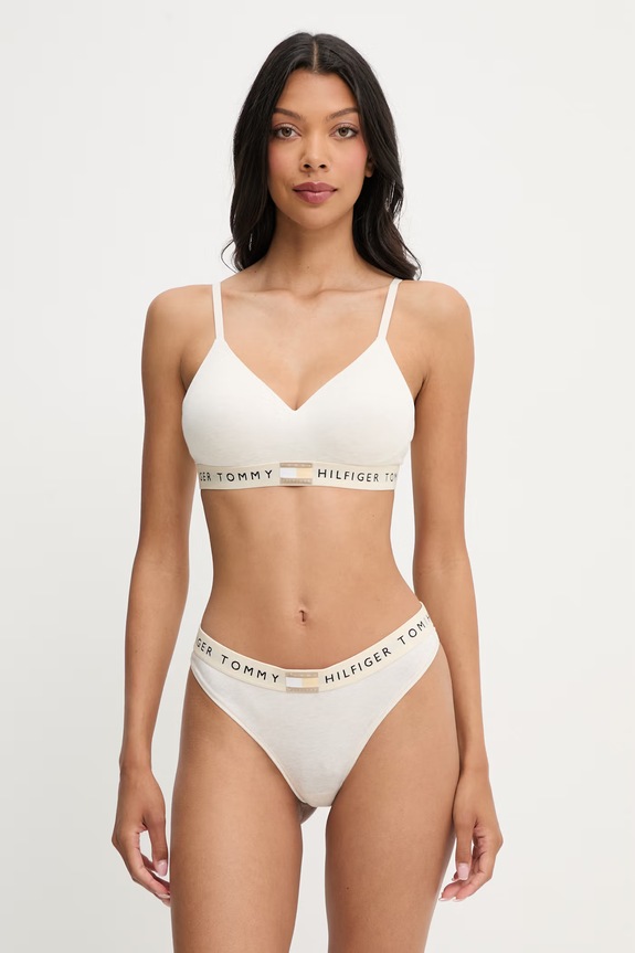 Tommy Hilfiger tangá dámske UW0UW06039 béžová AA00