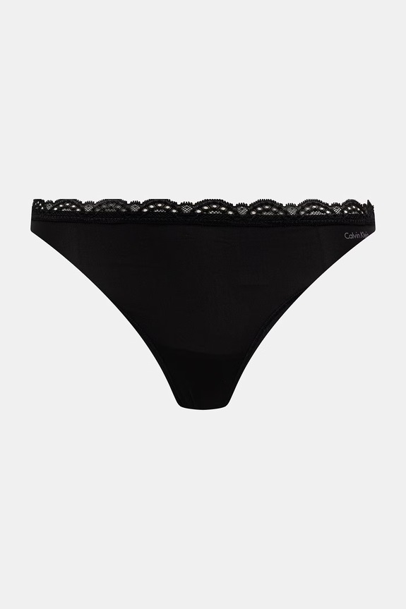 Odzież Calvin Klein Underwear stringi damskie 3-pack LV00QD5300 fioletowy