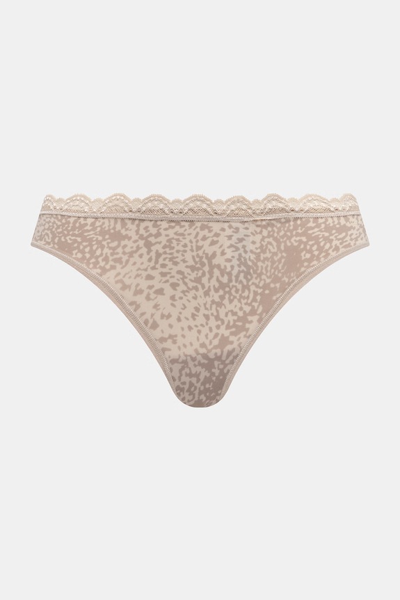 Calvin Klein Underwear stringi damskie 3-pack LV00QD5300 beżowy AA00