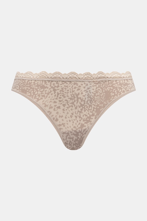 Calvin Klein Underwear stringi damskie 3-pack LV00QD5300 beżowy AA00
