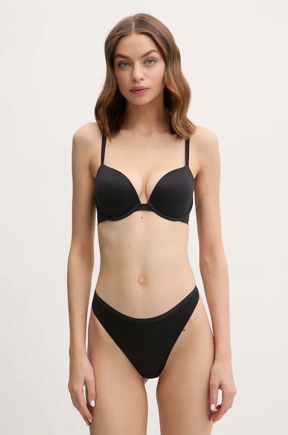 Odzież Calvin Klein Underwear stringi LV00QF7820 czarny