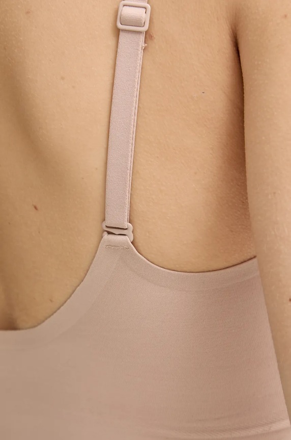 Κορμάκι Calvin Klein Underwear μπεζ LV00QF8163