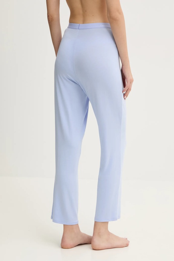 Calvin Klein Underwear παντελόνι πιτζάμας γυναικείο με μοντάλ 000QS7285E μπλε SS26