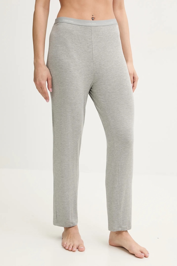 Calvin Klein Underwear spodnie piżamowe damskie z modalu dzianina szary 000QS7285E