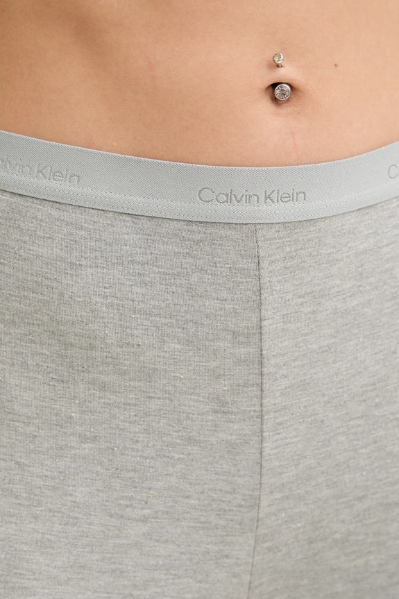 Calvin Klein Underwear spodnie piżamowe damskie z modalu 000QS7285E szary SS26