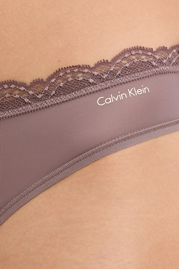 Îmbrăcăminte Calvin Klein Underwear chiloți g-string femei LV00QD5270 violet