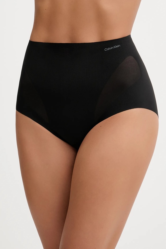 Tvarujúce nohavičky Calvin Klein Underwear pletenina čierna LV00QF8166