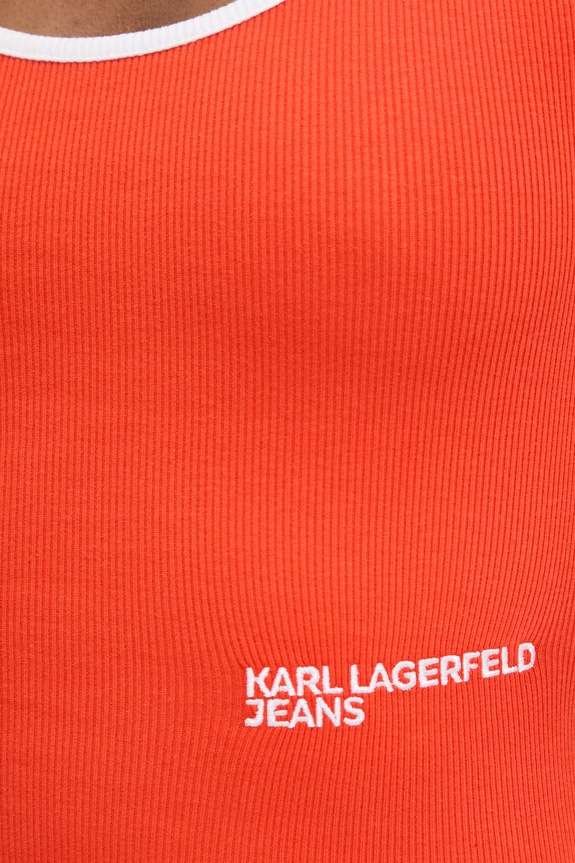 Karl Lagerfeld Jeans top damski z bawełny A2W17021
