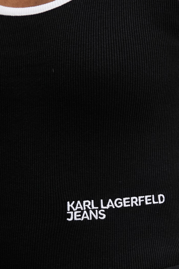Karl Lagerfeld Jeans top damski z bawełną A2W17021