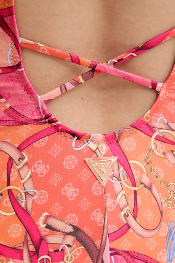 Guess costume da bagno intero E5GJ21.KCR12 arancione