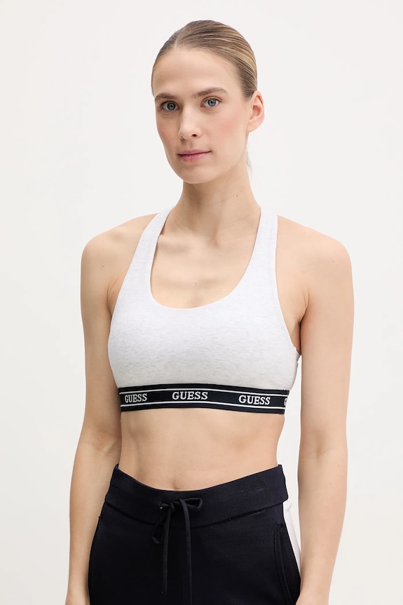Σουτιέν Guess ALINE χωρίς μεταλλικές μπανέλες γκρί V5GP26.KCSA2