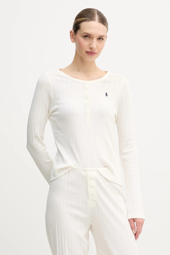 Îmbrăcăminte Polo Ralph Lauren pijamale de bumbac 4P0235 bej