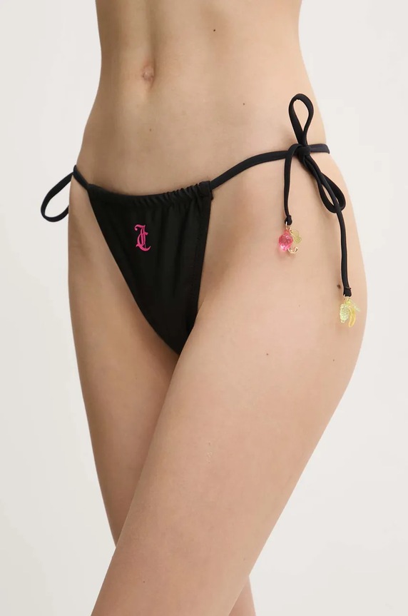 Juicy Couture costum de baie din două piese TAIHITI TRIANGLE negru JCITS125202