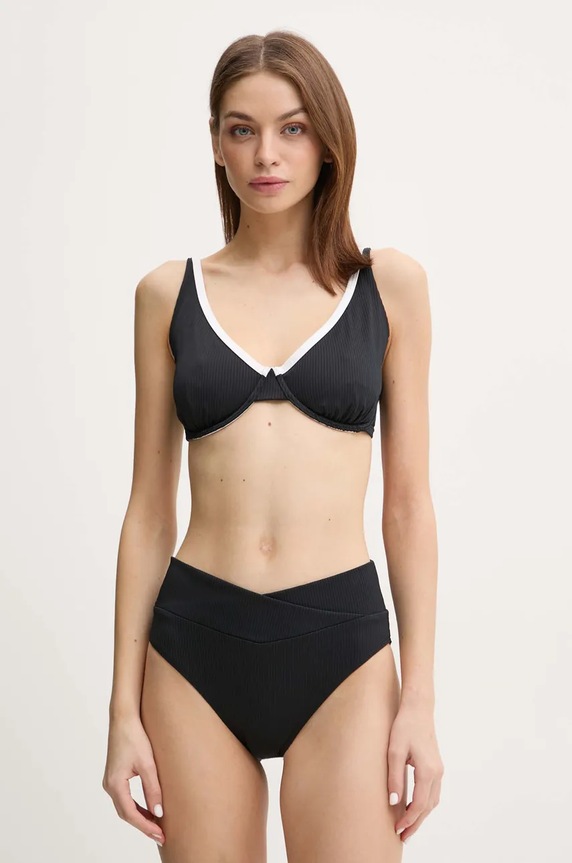 Plavková podprsenka Hollister Co. KI311.5052.910 čierna SS25