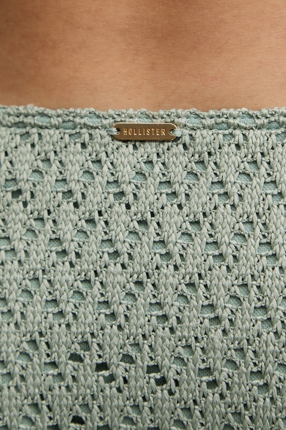 Μαγιό σλιπ μπικίνι Hollister Co. καφέ KI311.5133.300