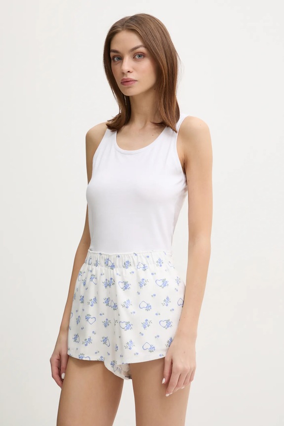 Ruházat Hollister Co. rövid pizsama KI346.5033.108 fehér