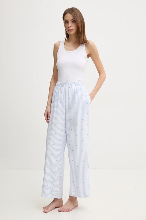 Pyžamové kalhoty Hollister Co. KI346.5040.204 modrá SS25