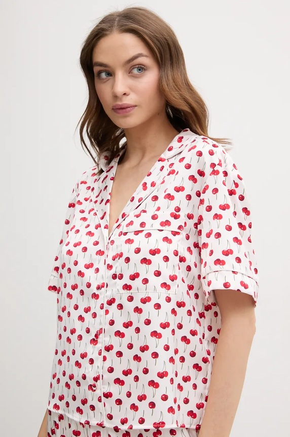 Pyžamová košeľa Abercrombie & Fitch béžová KI146.5049.508