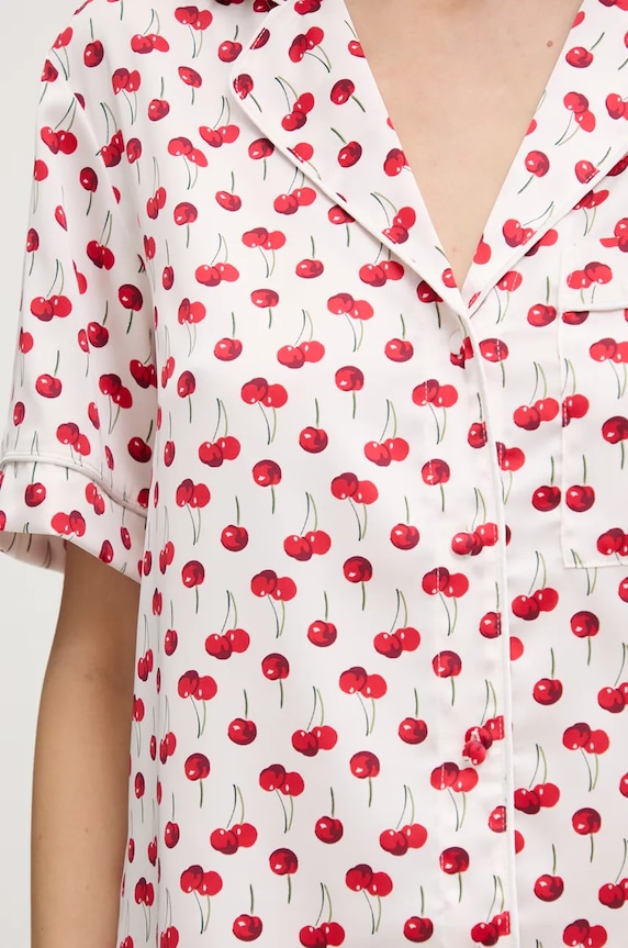 Pyžamová košeľa Abercrombie & Fitch KI146.5049.508 béžová