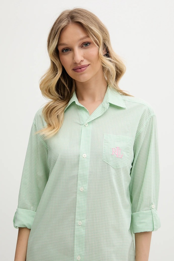 Odzież Lauren Ralph Lauren koszula nocna ILN32415 zielony