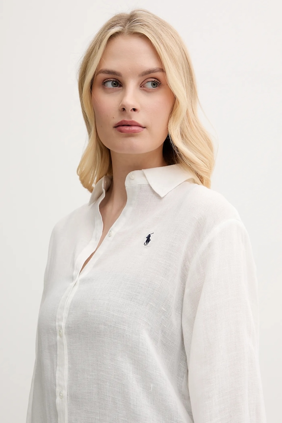 Polo Ralph Lauren Πουκάμισο παραλίας γυναικείο μπεζ 21564377