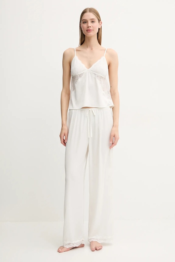 Abercrombie & Fitch pizsama nadrág KI146.5051.111 bézs SS25