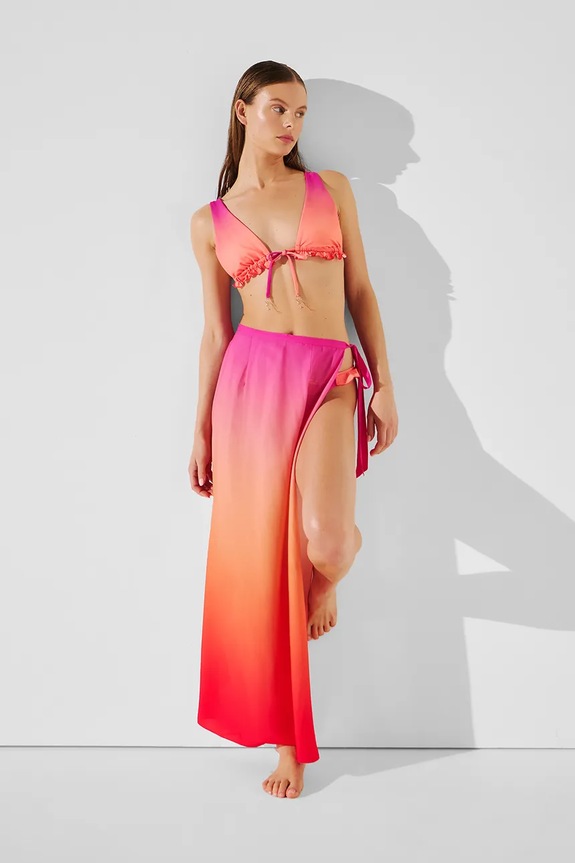 Kupaći grudnjak Karl Lagerfeld roza A2W46023