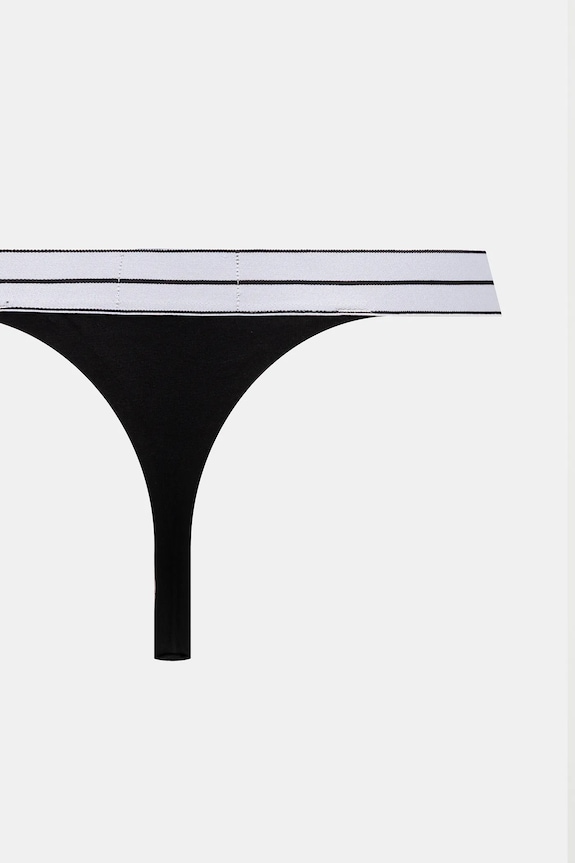 Odzież Emporio Armani Underwear stringi 2-pack EW000405.AF10881 czarny