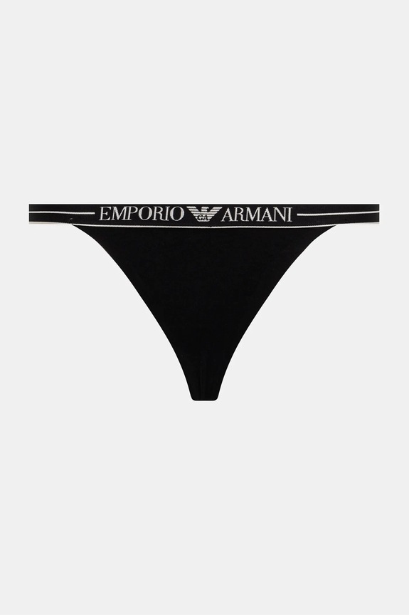 Emporio Armani Underwear stringi 2-pack EW000405.AF10881 czarny AW25