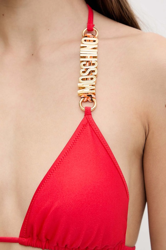 Moschino Underwear top bikini rosso 5701.9500