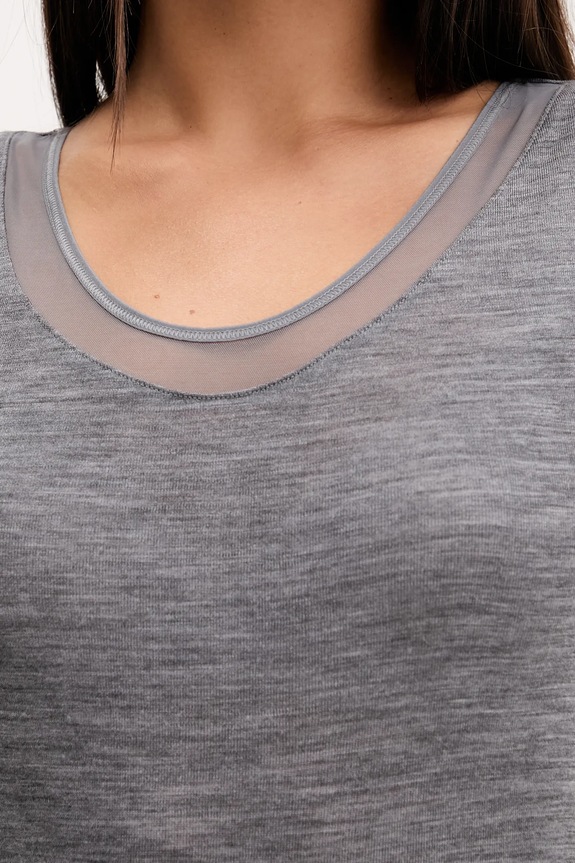 Top spodnej bielizne z merino vlny Chantelle FEMILET sivá FN1582.0DH