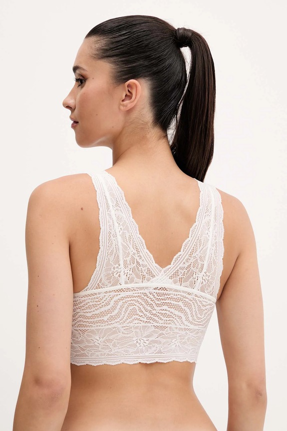 Oblečení Podprsenka Chantelle Floral Touch C94270 bílá