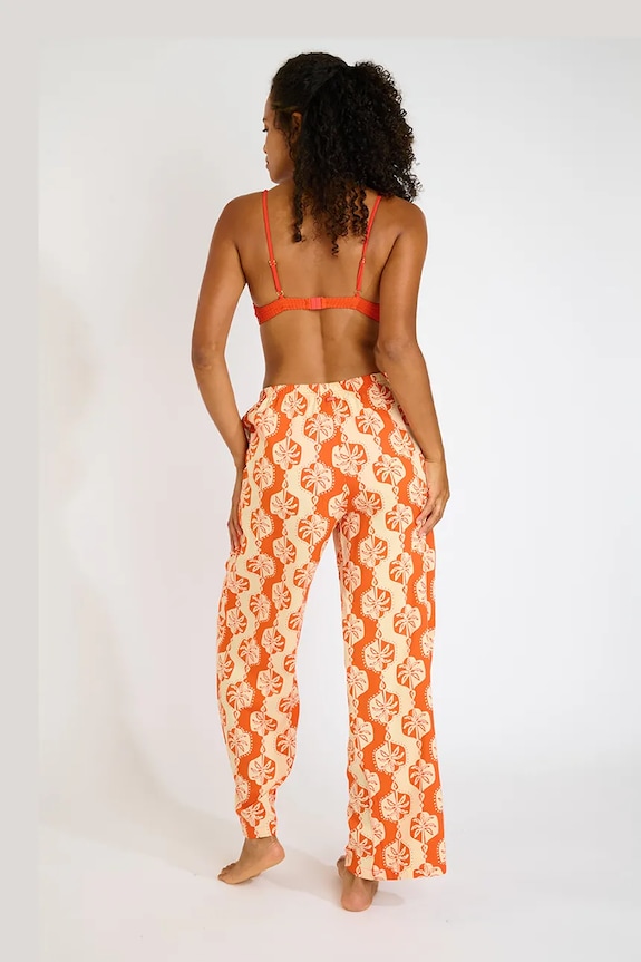 Banana Moon spodnie plażowe Sarong OKEAH.SARONG pomarańczowy SS26