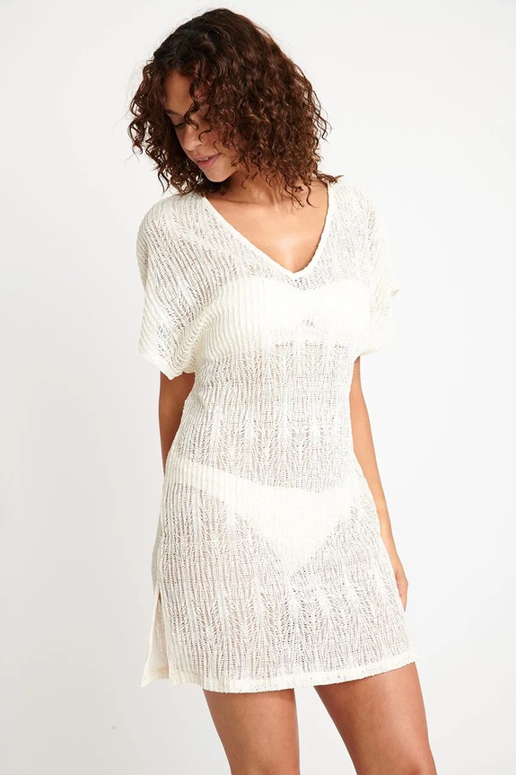 Φόρεμα παραλίας Banana Moon Beachsoul ZINIA.BEACHSOUL μπεζ SS26