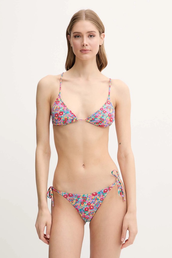 Dvojdielne plavky Rip Curl LAS FLORES bez kostíc červená 0M0WSW