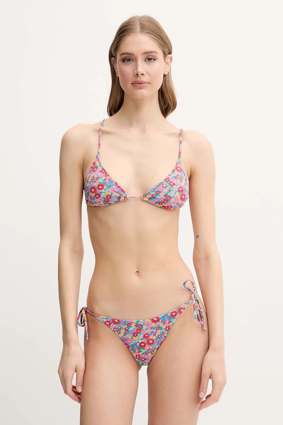Dvojdielne plavky Rip Curl LAS FLORES bez kostíc červená 0M0WSW