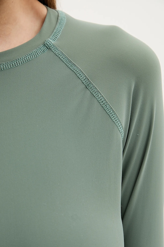 Banana Moon longsleeve da bagno Print OOHLA.PRINT verde