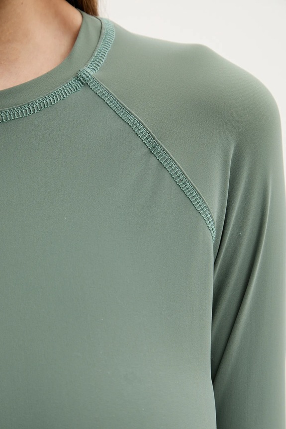 Banana Moon longsleeve da bagno Print OOHLA.PRINT verde