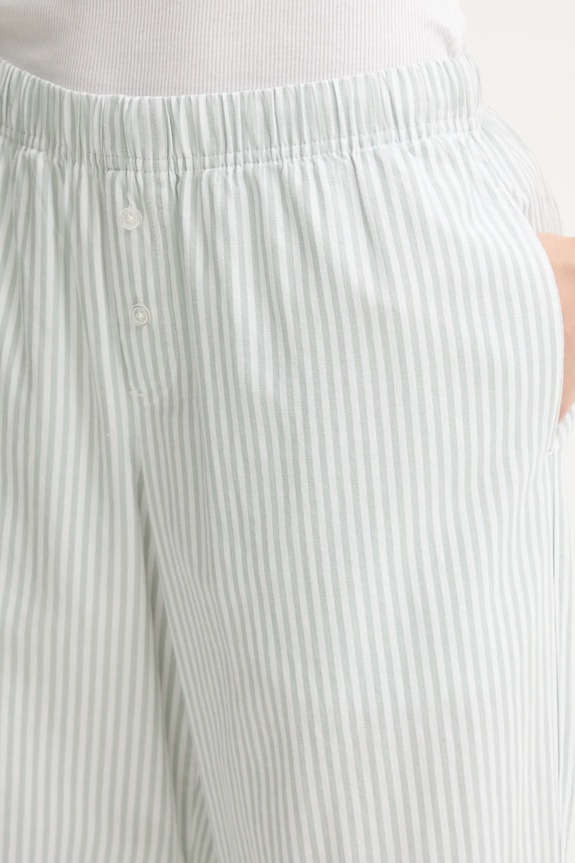 Hollister Co. spodnie piżamowe bawełniane zielony KI346.5061.304