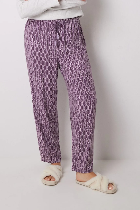 women'secret pantaloni de pijama fund violet 3709650