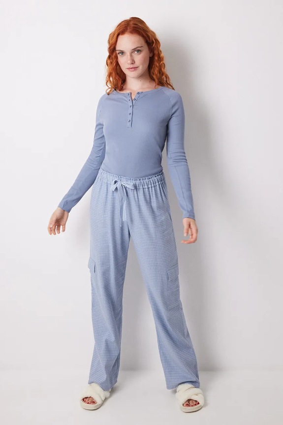 women'secret pizsama nadrág 3709646 kék