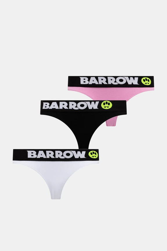 Tanga Barrow 3-pack tanga černá S5BWWOSL105