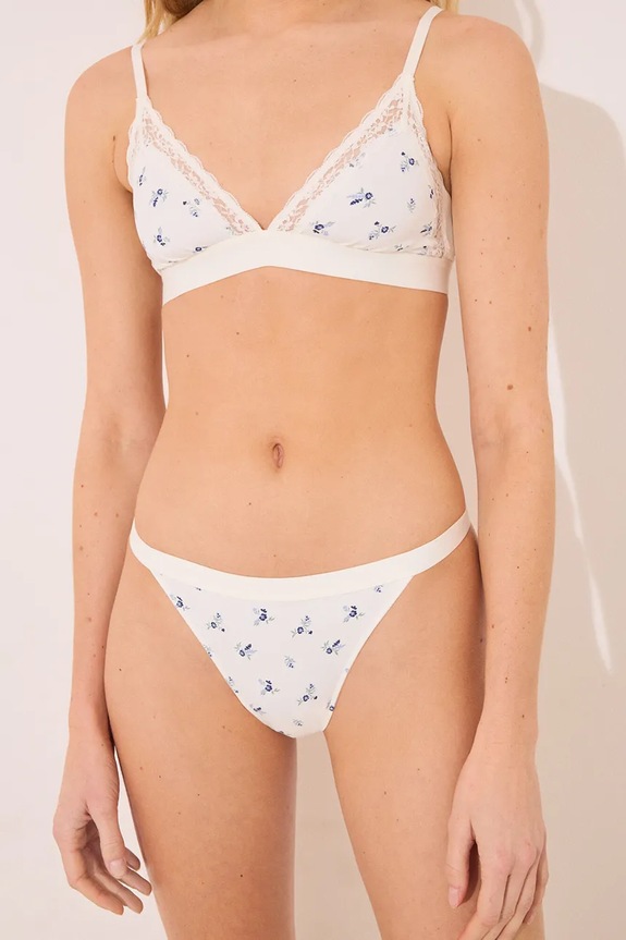 women'secret slip brasiliani slip classici bianco 4989316