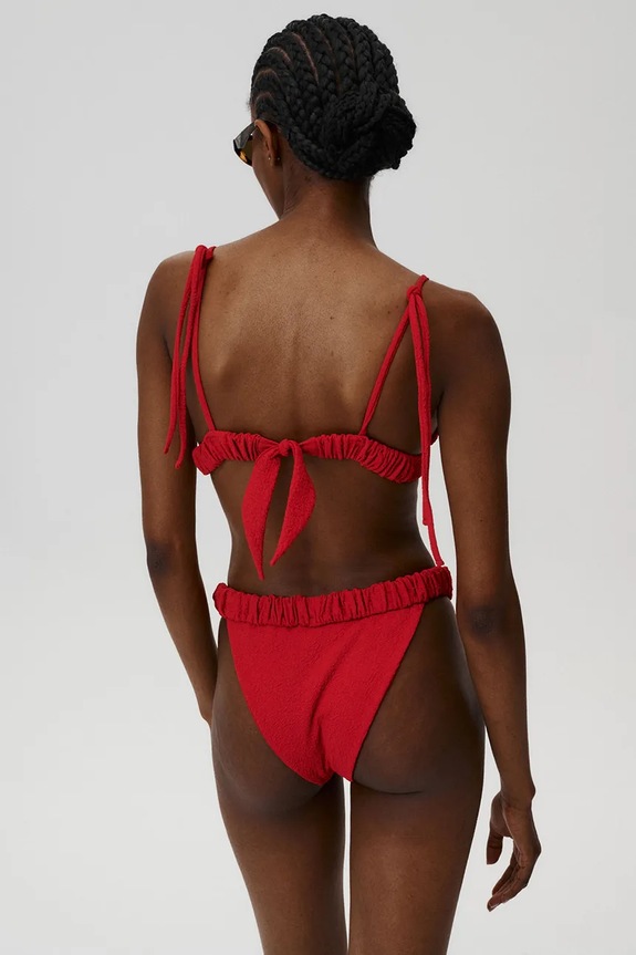 Undress Code chiloți de baie Girlish Charm Bikini Bottom rosu 923