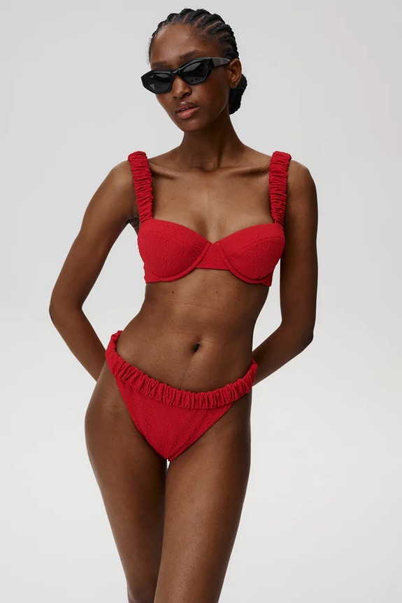 Undress Code chiloți de baie Girlish Charm Bikini Bottom 923 rosu