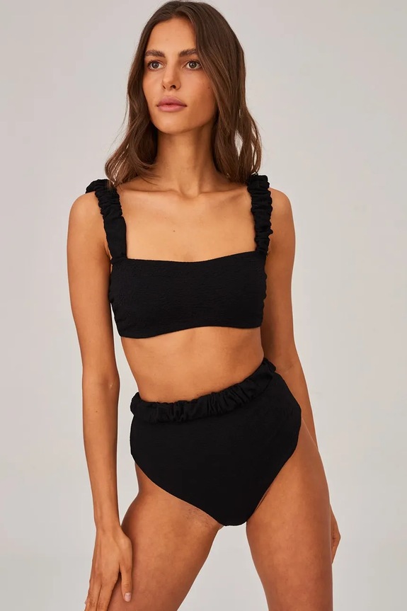 Ρούχα Μαγιό σλιπ μπικίνι Undress Code Good Luck Charm Bikini Bottom Plain 785 μαύρο