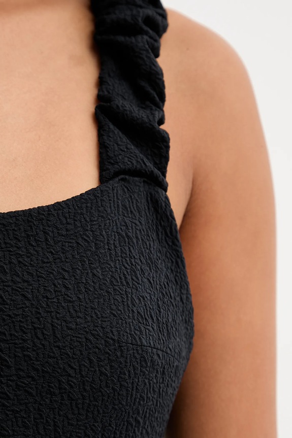 Ολόσωμο μαγιό Undress Code Wild Cat Swimsuit Plain μαύρο 791