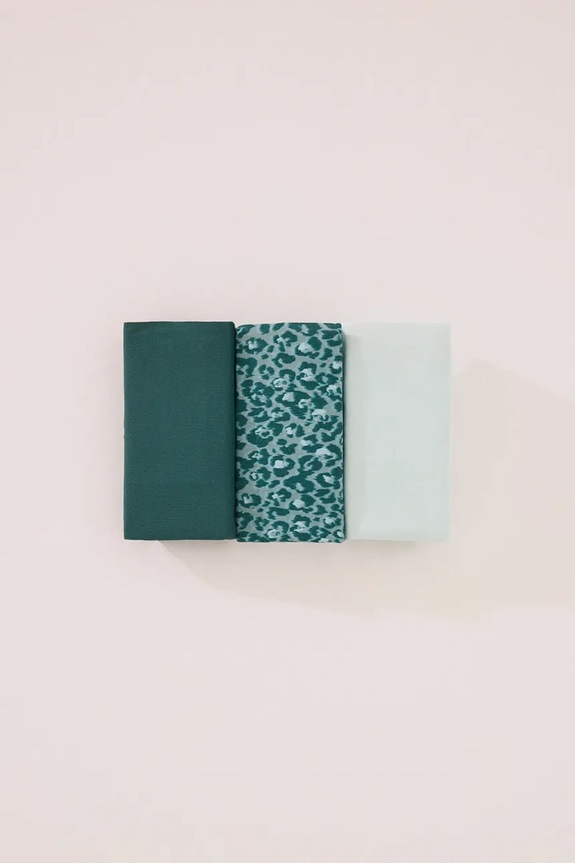 women'secret bugyi 3 db sima türkiz 4939011